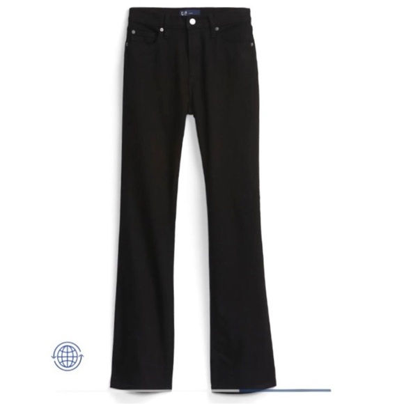 NWT! GAP Black Stretch Boot Leg Mid-Rise Jeans - Multiple Sizes 🩵 - Picture 7 of 10